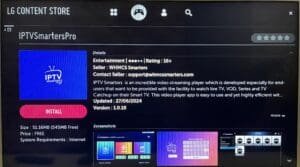 step 3 iptv smarters pro installation on LG tv