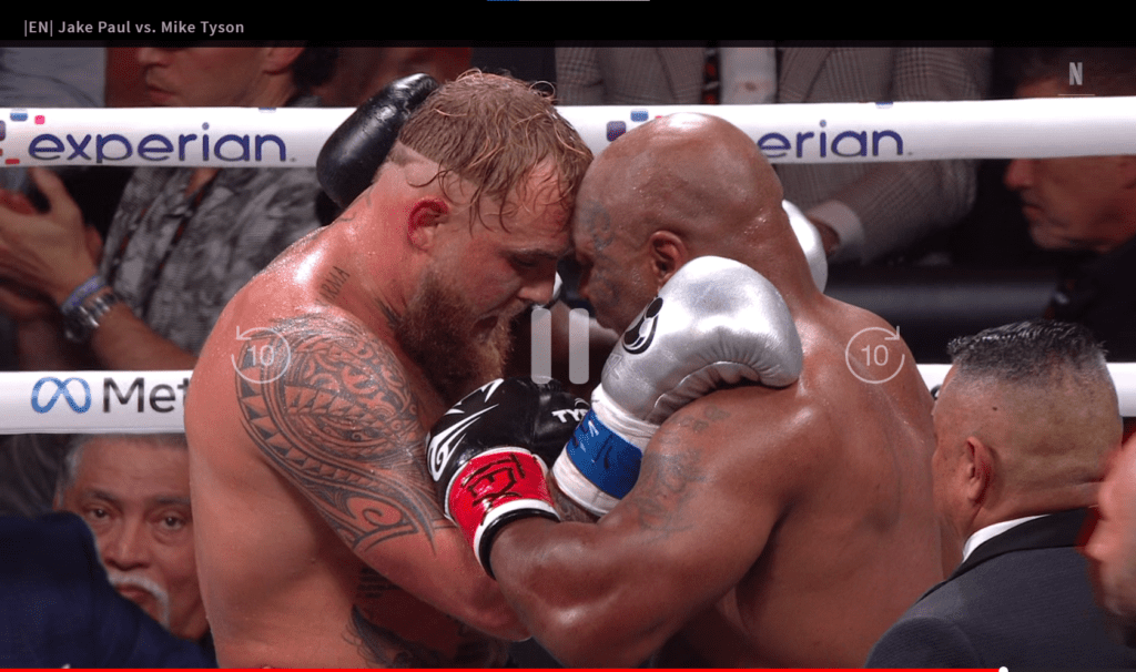 Mike Tyson and jake paul fight. The fight of the greats and the challenge