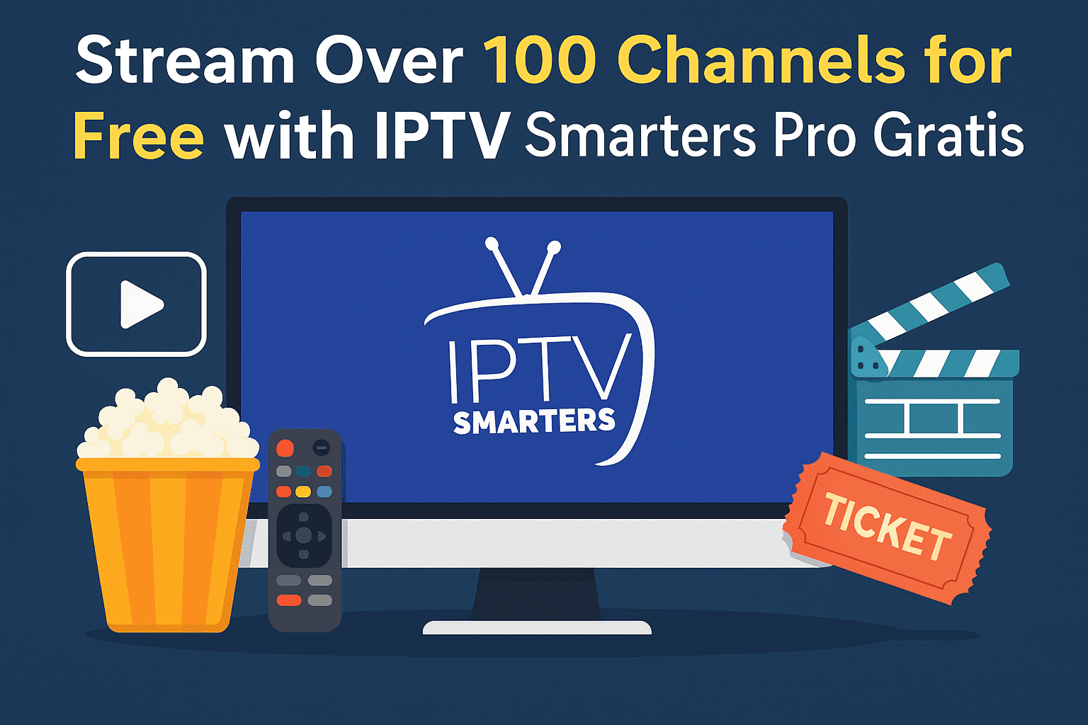 IPTV Smarters Pro Gratis Stream 100+ Channels for Free on PC